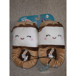 Squishmellow S'mores Slippers Child Size 2-3
